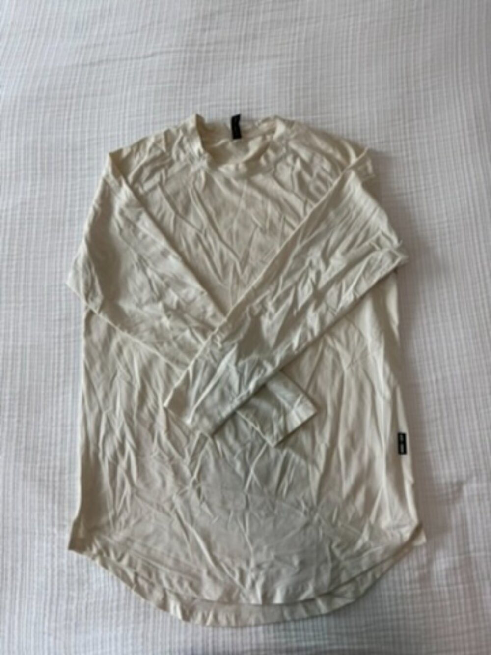 ASRV Silver-Lite 2.0 Established Long Sleeve Ivory Cream Men's M DSG-0659